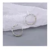Pendientes de aro REETI de plata de ley 925 geométricos para mujer, pendientes de regalo, joyería de moda