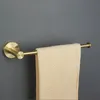 Gold Bathroom Accessories Towel Bar Rail Shelf Toilet Brush Holder Wall Mount Paper Holder Robe Hook Soap Dispenser Towel Ring 240312