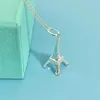 Tiffany and Co – pendentif tour Eiffel en argent Sterling 925, collier personnalisé à la mode, ornement pour femmes