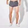 Pantalones cortos para hombres Men atléticos cortos livianos la cintura elástica seca 3 longitud de longitud deportiva