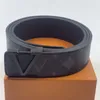 Belts Designer Belt Fashion luxury plaid presbyopia striped leather men's and women's belts 3 8cm wide with box AAA249S