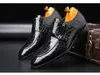 HBP icke-varumärke bästa kvalitet högklassig handgjorda krokodil huddesign män klädskor andas slip på loafers män skor