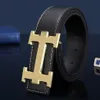 2022 Fashion Classic Men Designer Bälten äkta läder Kvinnor Mens Business Casual Letter H Smooth Buckle Luxury Belt With Origin301U