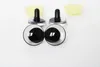 20pcs 12mm 14 16 18 20 25 30mm 3D Cartoon Clear toy safety strange eyes doll eyes with hard washer-size option 240305