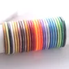 Nieuwe PVC enkele fluorescerende siliconen voor dames herfst- en wintermode metaalgevoel imitatie goudfolie armband