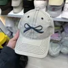 Fashion 2023 Baseball Cap Designerball Caps Korean Ins Bow for Women in 2024 Spring and Summer Sweet Cute Sunscreen Hip-hop Mens Hats