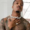 Hip Hop Jewelry G-Link Diamond Men Necklace VVS Moissanite Cuban Link Chain