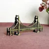 Figurine decorative US Golden Gate Bridge Scultura Modello Room Decor Placcatura Lavoro Turismo Souvenir Regali di compleanno Decorazione della casa