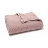 s Knitted born Swaddle Wrap Crib Quilt Super Soft Toddler Infantil Stroller Sofa Bedding Sleeping Covers 100*80cm 240312