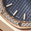 8F 67651 Motre Be Luxe Babysbreath Diamond Watch 33mm Swiss Quartz Movement Steel Luxury Watch Women Watches armbandsur Relojes 02