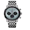 NACITIMER B01 Fashion Business Chronograph 47mm Dial Panda Eye Belt Men's Quartz Wrist Watch Watches263Z