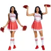 Dames Cheerleaderkostuum Schooloutfits Fancy Rokken Cheer Leader-uniformen Dameskleding 240305