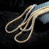 Iced Out Tennis Chain Necklace for Men Jewelry Chain Cubic Zircon 4MM Choker Hip Hop Crystal Necklace Women collares Gift 240315