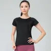 New Summer Yoga Short Sleeve Running Sports Top Clothing Leisure Quick Drying T-shirt for Women