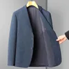 Herenpakken 2024 Hoogwaardige Vier Seizoenen Alle Match Knappe Business Casual Banket Licht Mode Jasje Blazer Rosa hombre