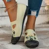 Повседневная обувь с мягкой подошвой, вязаные женские летние кроссовки без шнуровки на плоской подошве с дышащей сеткой, женские нелегкие оверсайз