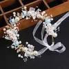 Hair Accessories Dziecięcy girland opaska na głowę Perła Korona Księżniczka Korean Emerdress Performance Flower Wedding dla dzieci