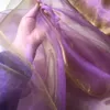 200*150 cm Due colori Sfumati Organza Tessuto di Design di Abbigliamento Abito Da Sposa Tessuto Creativo Materiale Per Cucire FAI DA TE 240309