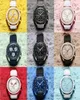 OMG Six Needles All Work Work Closss Automatic Automatic Quartz Watch Men 3 Eye Mens Watches Watches Design Luminous Leather Strap Wristwatches Moonswatch