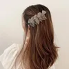 Haaraccessoires Koreaanse stijl clip met vlinderstrik en zwart kant Elegant schattig hoofdaccessoire voor meisjes
