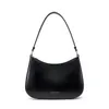 Sznurkacja 2024 Lady oryginalna skórzana torba pod pachami moda jedno ramię proste stałe torby kolorowe eleganckie torebki dla kobiet czarne