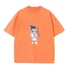 2024 Neues Designer-T-Shirt, kurzärmliges Sommerkleid aus 100 % Baumwolle, Oberteil mit Animal-Print