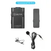 Microphones BOYA BYWM4 PRO Transmitter ONLY 2.4G Wireless Lavalier Microphone for Receiver DSLR Camera Canon Nikon iOS iPhone and More