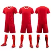 Uniformi da calcio Abbigliamento da calcio personalizzato per adulti e vestiti per bambini uomini abiti da ragazzo set di maniche corta stampa y240315