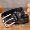 Designer Belts Men Pu Genuine Leather Fashion Casual Strap Male Jeans Luxury Brand Alloy Metal Pin Buckle Cintos Masculinos 240311