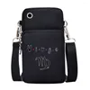 Sac universel pour Iphone/Huawei, étui pour téléphone portable, sacs à la mode, imprimé 12 constellations, épaule, taille, Sport de plein air, bras