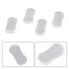 Toilet Seat Covers 4pcs Cover Transparent Silicone Buffers Spacers Bumper Anti-collision 45 20 5mm Bathroom Accessory Universal