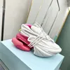 Casual Shoes Fashion Women Sneakers Desgner Male Lace Up Round Toe Knitting Breathable Patchwork Outdoor Flats