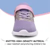 HBP Non-Brand Harvest Land Toddler Glitter Boys Girls Casual Running Shoes Woven Breathable with Soft Soled Sports Hook-Loop Outdoor