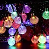 Snaren Led-verlichting Decoratie Kleine bubbelballamp Vakantieverlichting Batterij Zonne-energie voor kerstbruiloft Festoen