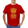 Men's Polos INDIA LION EMBLEM FLAG (GOLD) T-Shirt Shirts Graphic Tees Cute Clothes Summer Tops T For Men Cotton