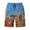 Pantaloncini da uomo personalizzati The Farm di Joan Miro Costume da bagno da uomo Quick Dry Board Abstract Art Costumi da bagno Boardshorts