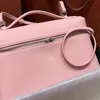 10A Espelho nova bolsa feminina de couro real top designer bolsa de ombro de luxo segurando bolsa de moda clássica L19 réplica TOGO caixa de presente cor sólida zíper bidirecional cowhi