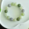 Strand Hetian Jade Qinghai Materiale High Duobao Bracciale 1738#