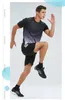 Mens Running Sport Quick Dry Sportswear Gym Breathable Football Clothing Fitness Set Athletic Wear T Shirts and Pants 240315