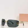 2024 lentes curvas com bordas sem moldura e sensação de alta qualidade óculos de sol designer homens mulheres óculos oval quadro completo óculos de sol mulheres uv400