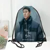 Sac à dos Ji Chang Wook Femmes Softback Rucksack Dames Stockage Sac à cordon pour voyage Filles Daypack Livre Chaussures