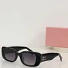 Diseñador Retro MUMU Gafas de sol Acetato Fibra Metal Elíptica MU08 Gafas de sol de lujo para mujer Conducción Playa al aire libre Gafas de sol versátiles