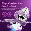 App Wireless Remote Control Metal Plug Anal Masturbate Dazzle Color Luminous Vibration Spiral Form Womens Adult Sex Toys 240312