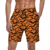 Short de bain pour hommes Halloween Bats Board Summer Haunted House Y2K Funny Beach Male Design Running Short de bain à séchage rapide