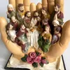 Figurines décoratives La Cène Scène Jésus Et 12 Disciples Statue Religieuse Chrétienne Catholique Figurine Décor Cadeau-A