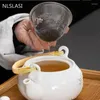 TeAware Setleri 7 PCS/SET EXQUILE SERAMİK ÇAY İLGİLİ SATICLES KUKULARI PORCELAIN ÇAKI Çin İçme Sofra Töreni Seti