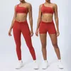 Active Set Women Sexig Sport Yoga Set Outfit Fitness Workout Clothes One Shoulder Sports Bra Legings Suit Leisure Running Sportwear