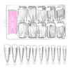 Nail Art Kits Great Fake Nails Lightweight False Tips Smooth Surface Press On Wearable Fully Cover Extending