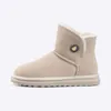 HBP bez marki zima nowe buty śnieżne lekkie stopa Plush zagęszczona ciepłe, krótkie metalowe buty modowe buty dla kobiet buty