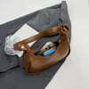 Сумки на плечо, женская сумка в форме полумесяца, модная однотонная Повседневная сумка в форме полумесяца на молнии, универсальная женская сумка-шопер с регулируемым ремешком